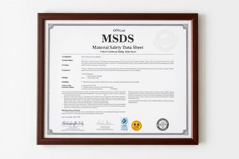 MSDS certificate
