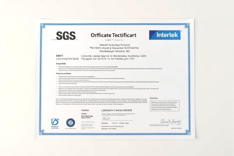 SGS / Intertek certificate