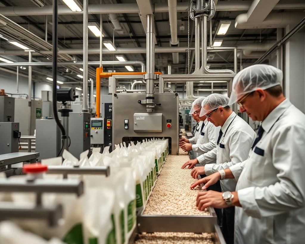 Modern cat litter factory production line
